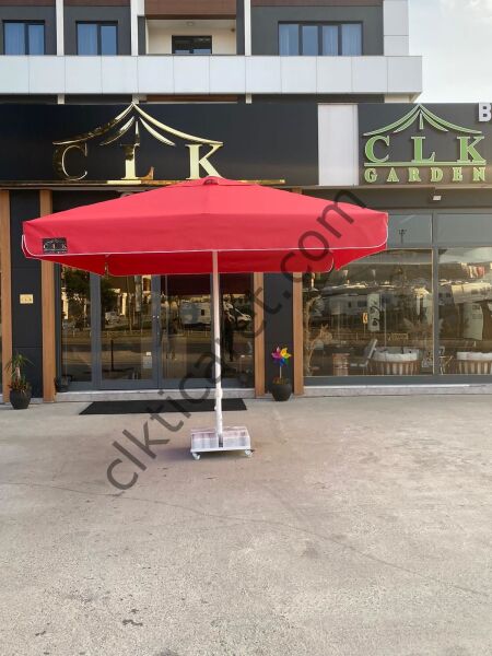 CLK 3x3 Metre Mega Q50 Şemsiye Bahçe Cafe Havuz Otel Restorant Şemsiyeleri