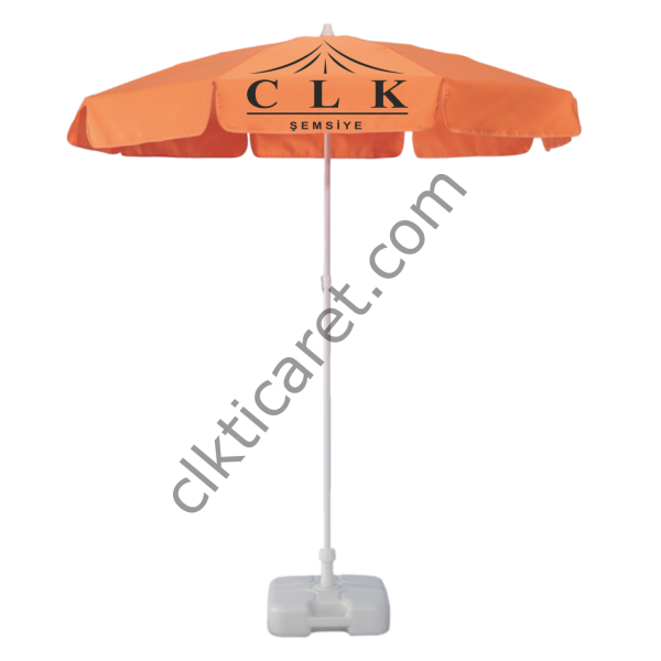 CLK Logo Baskılı Güneş Plaj Havuz Şemsiyeleri İmalatı Satışı