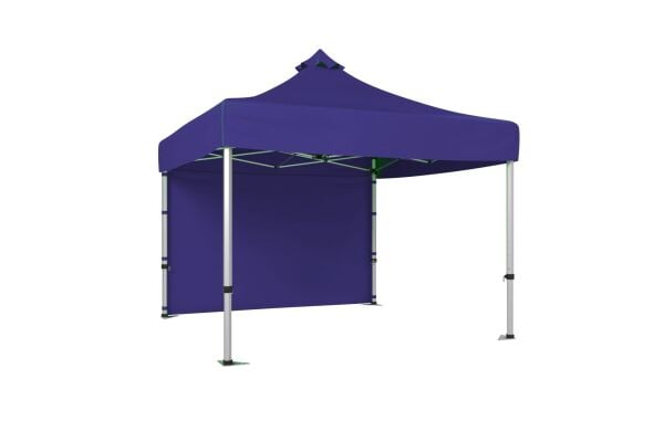 CLK 3x3 52mm Kalın Alüminyum Katlanabilir Tente Gazebo Çadır 1 Kenar Kapalı